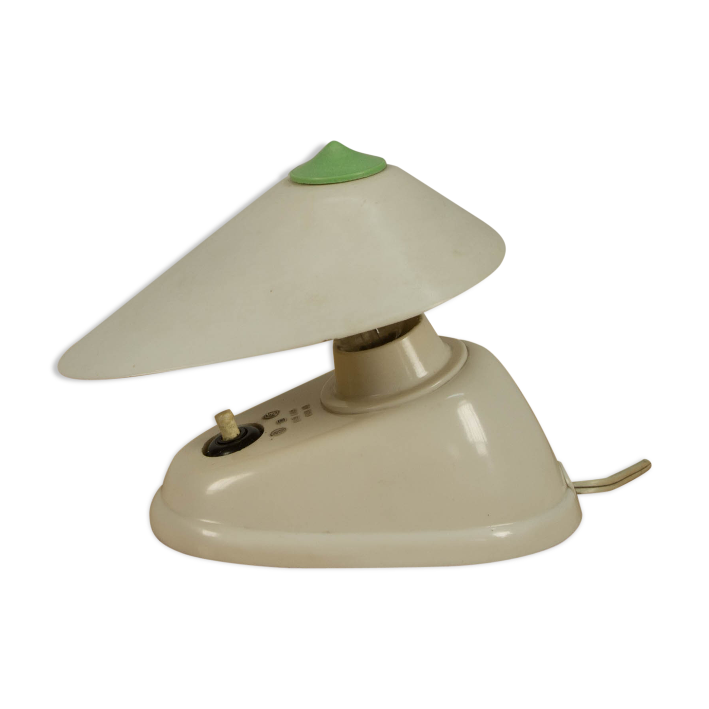 White bakelite  wall lamp, 1960s