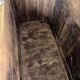 Antique oak chest from the 17th to 18th century.
