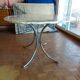 Large dining table in vintage marble 70'S Roche and Bobois