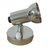Small chrome wall light