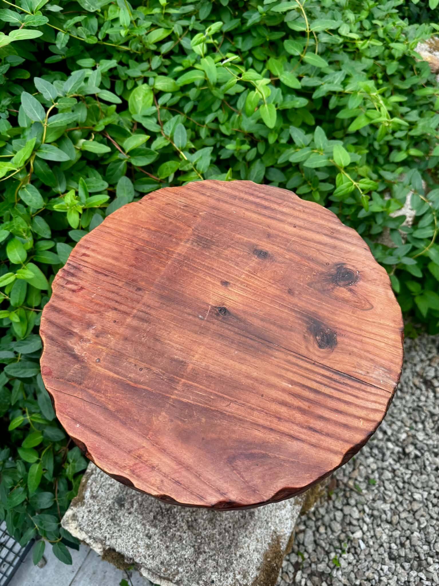 1950s wooden side table