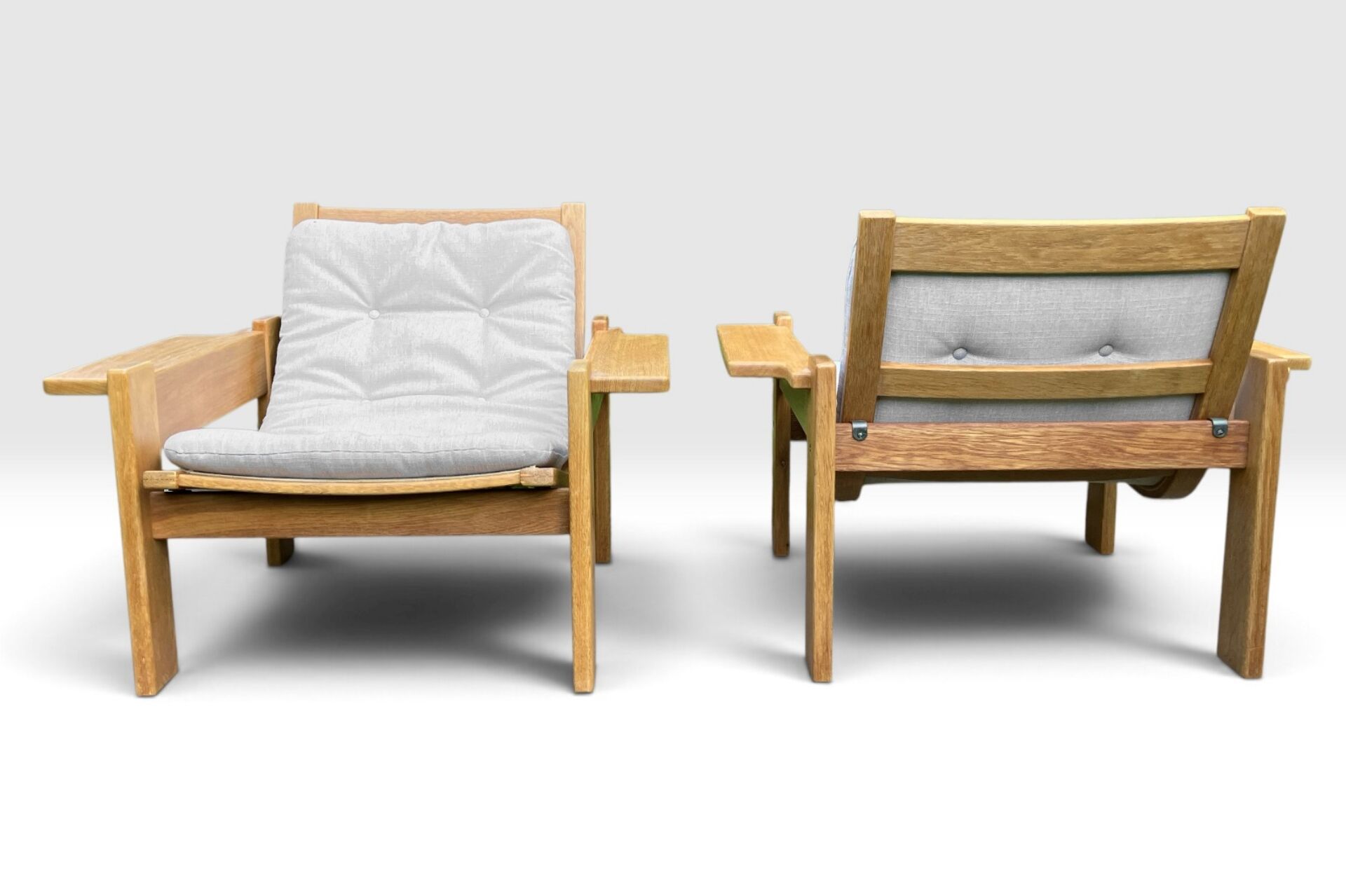 2 x Swedese "Kontra" armchairs Yngve Ekström vintage Sweden