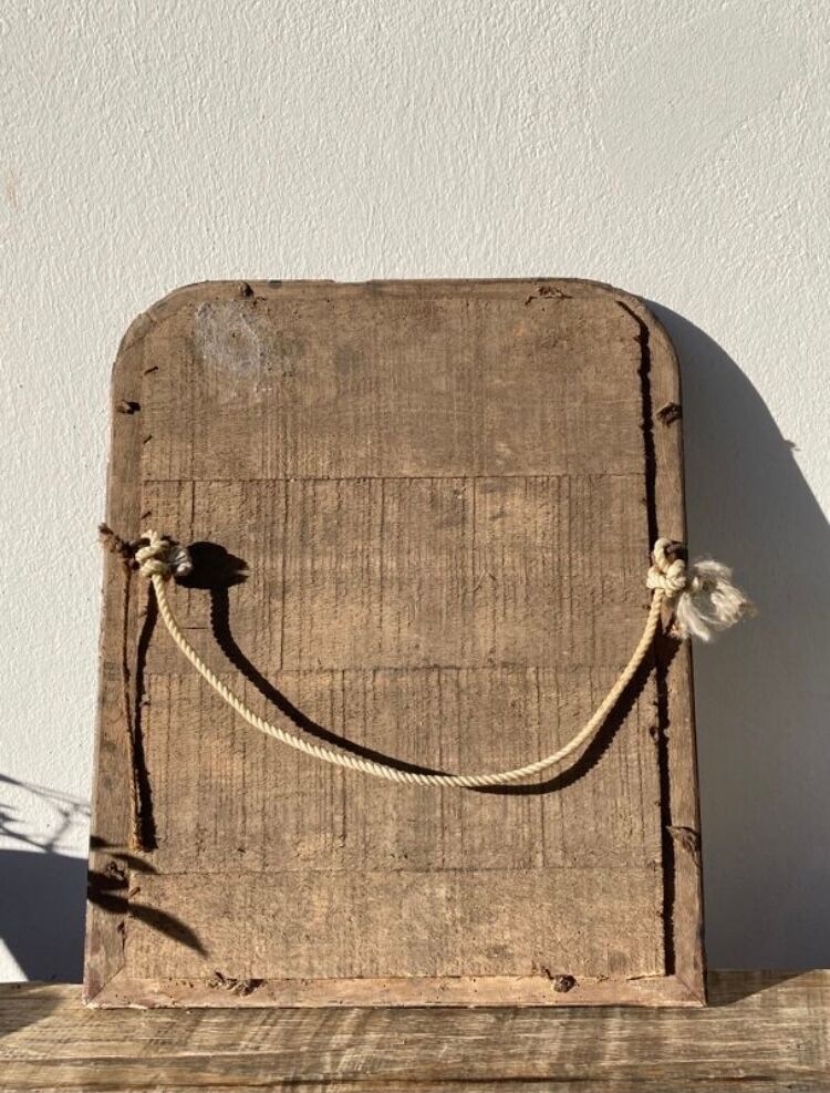 Louis Philippe mirror in old wood