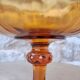 Amber glass cup