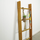 Vintage wooden decorative ladder