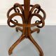Curved wooden parrot coat rack 1940s thonet mod.10-401