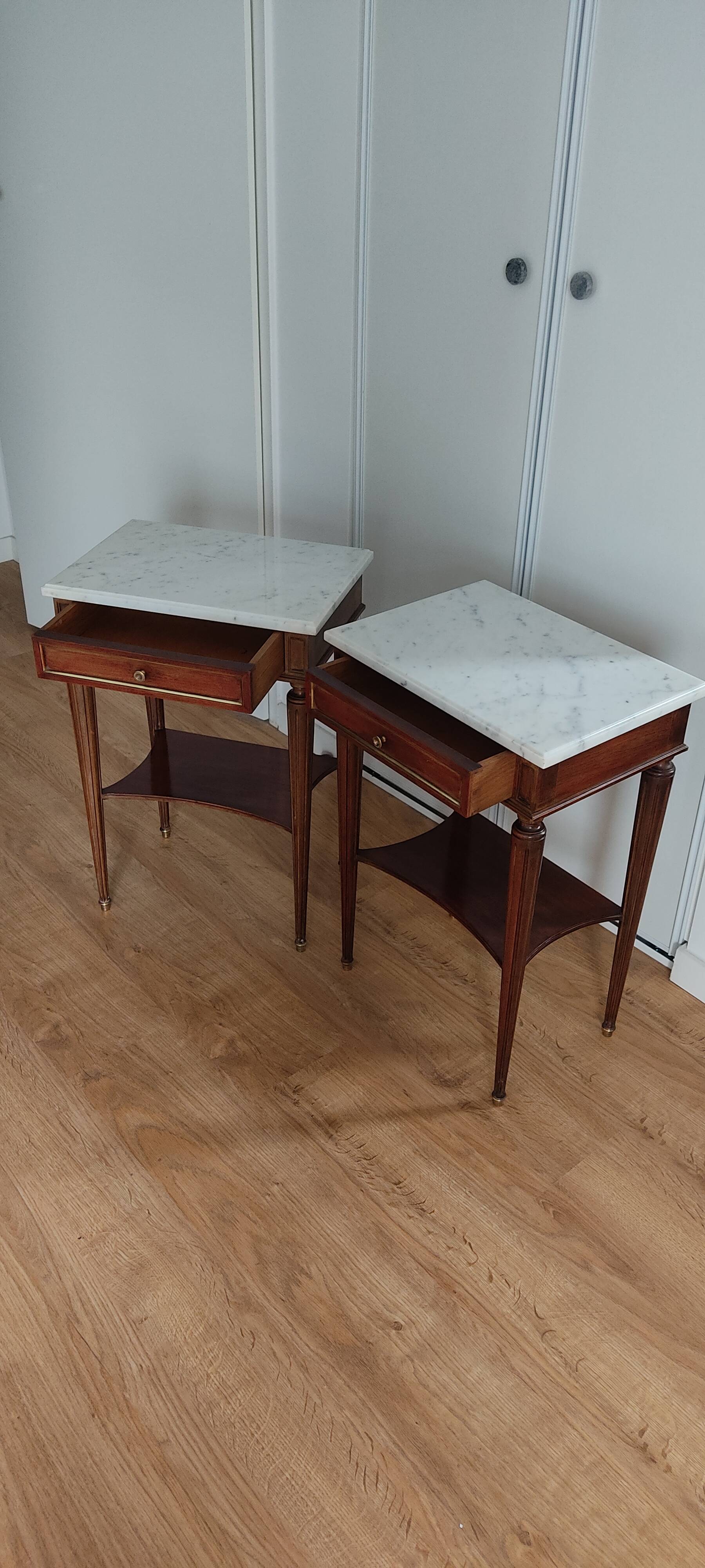 Pair of bedside tables