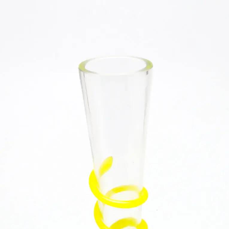 Postmodern vase, glass, Czechoslovakia, 1970s