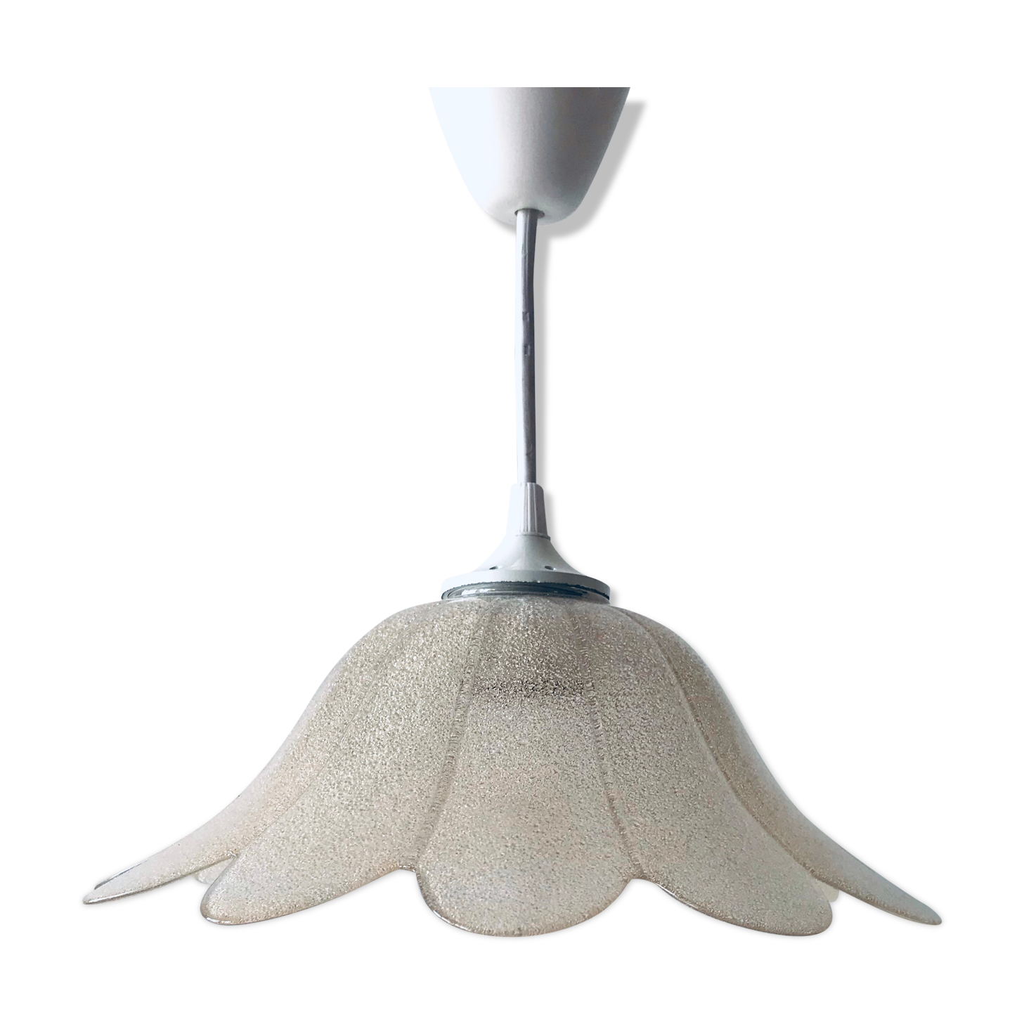 Glass flower suspension