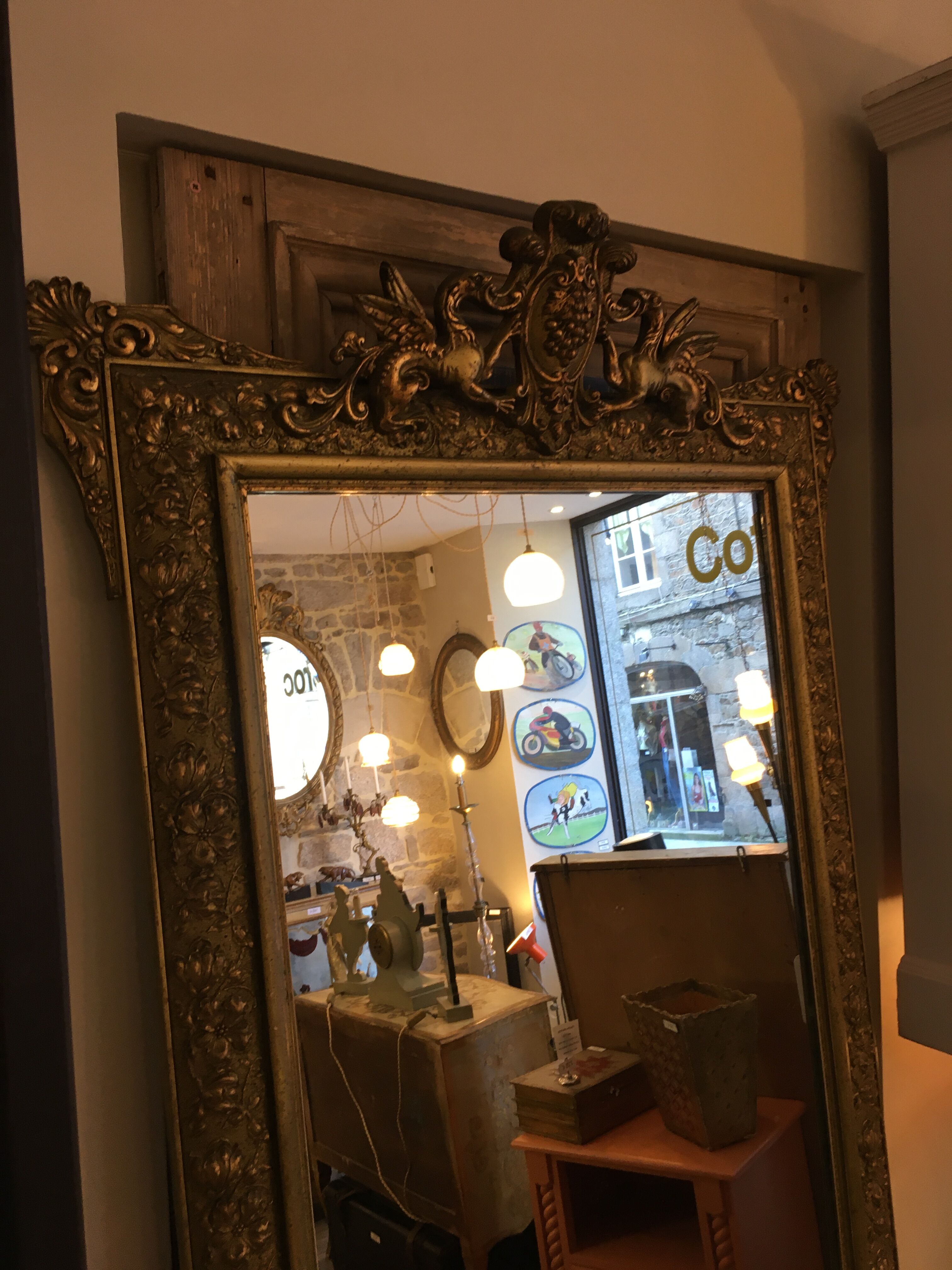 Ancient dragon mirror 140x90cm