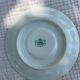 Porcelain set of small plates golden Limoges France