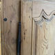 Eighteenth-century regional pine wardrobe.