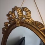 Miroir ovale style Louis XVI