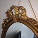Miroir ovale style Louis XVI