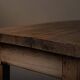 Antique work table/console in solid oak, Auvergne, circa 1900