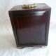 Mother-of-pearl wood jewelry box & chinoiserie brass