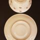 Set of 8 Limoges porcelain cups and 12 saucers