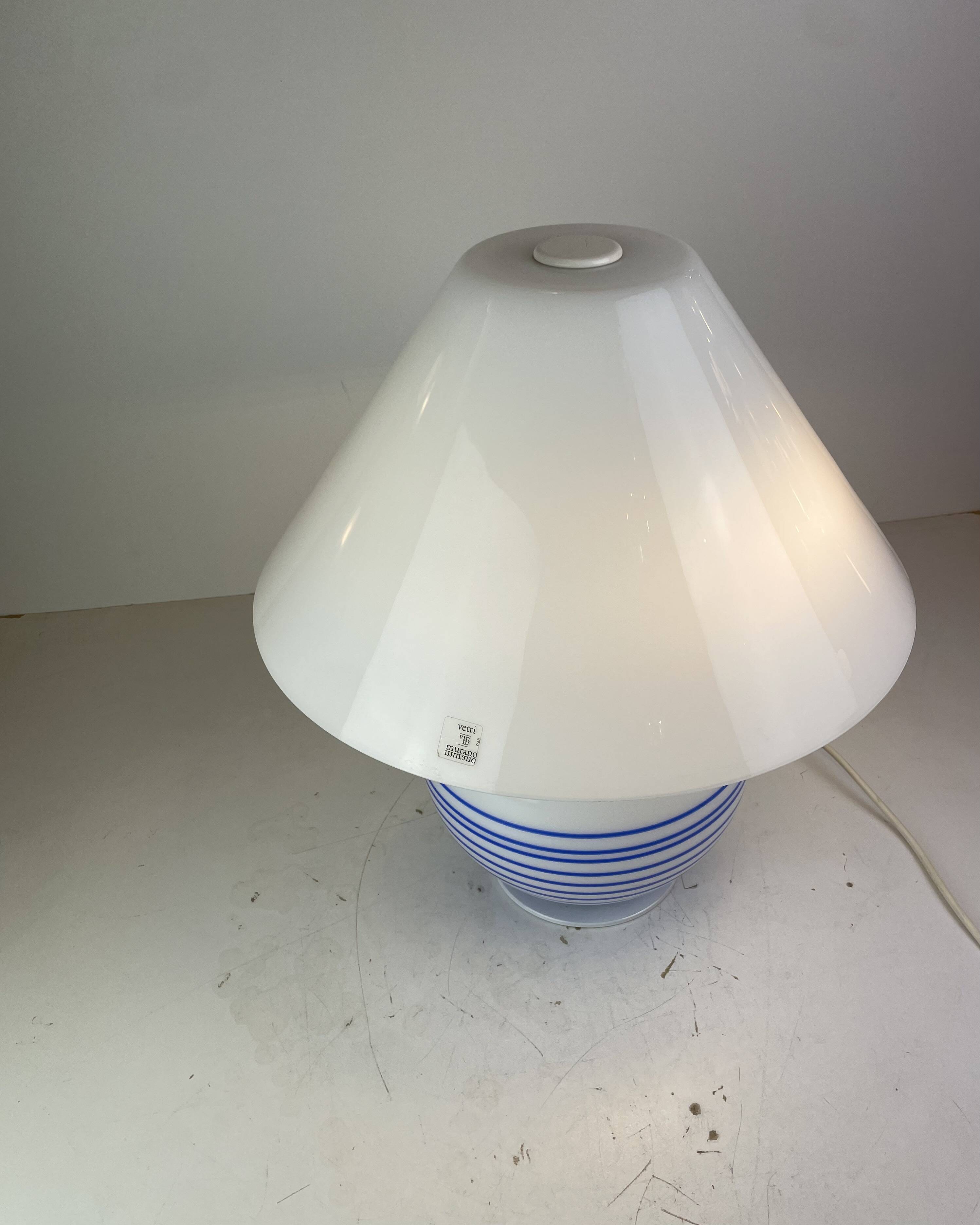 Coastal Murano Table Lamp by Antonangeli, Italy, 1980s