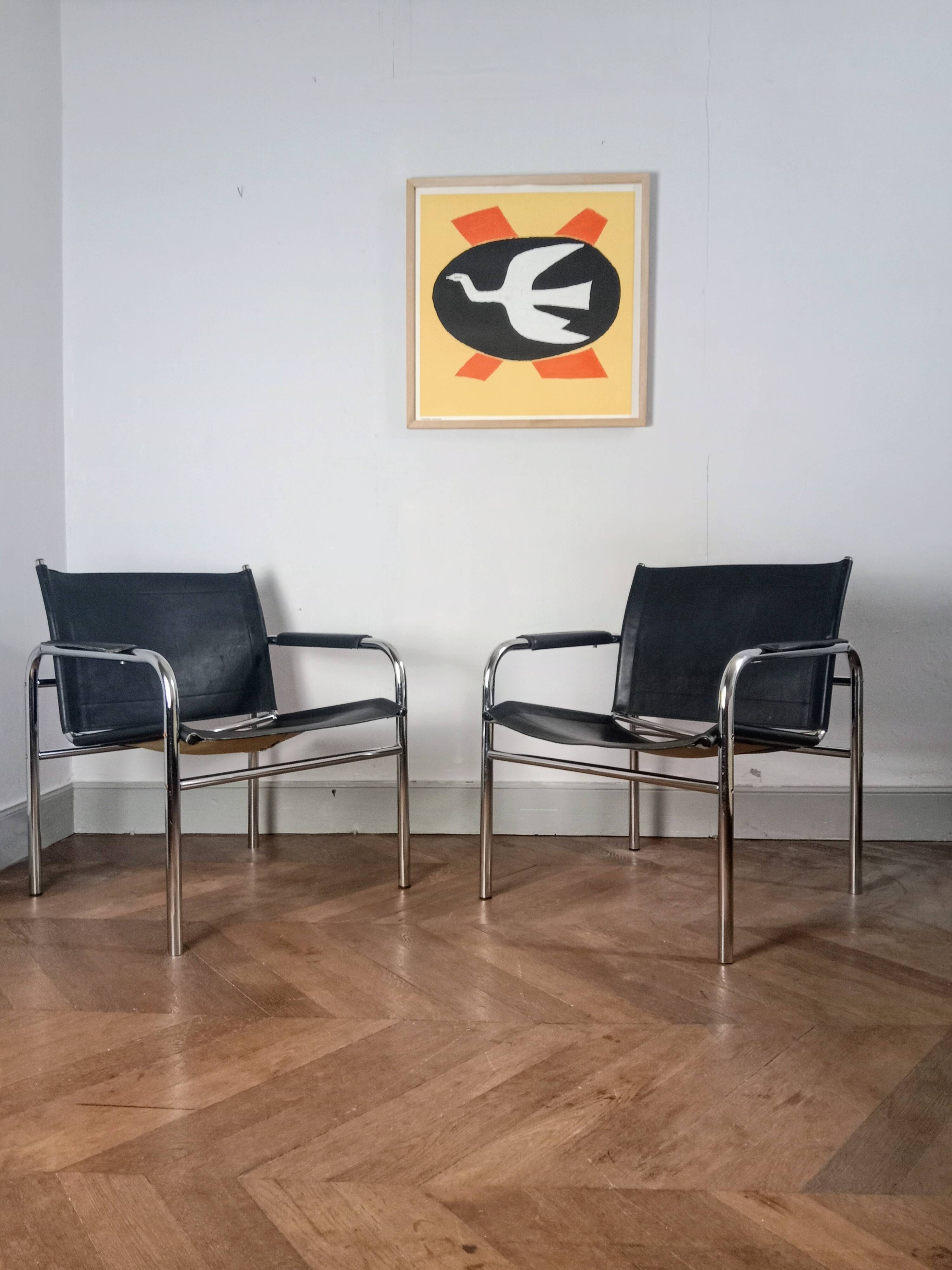 Fauteuils Ikea design vintage modèle Klinte années 80