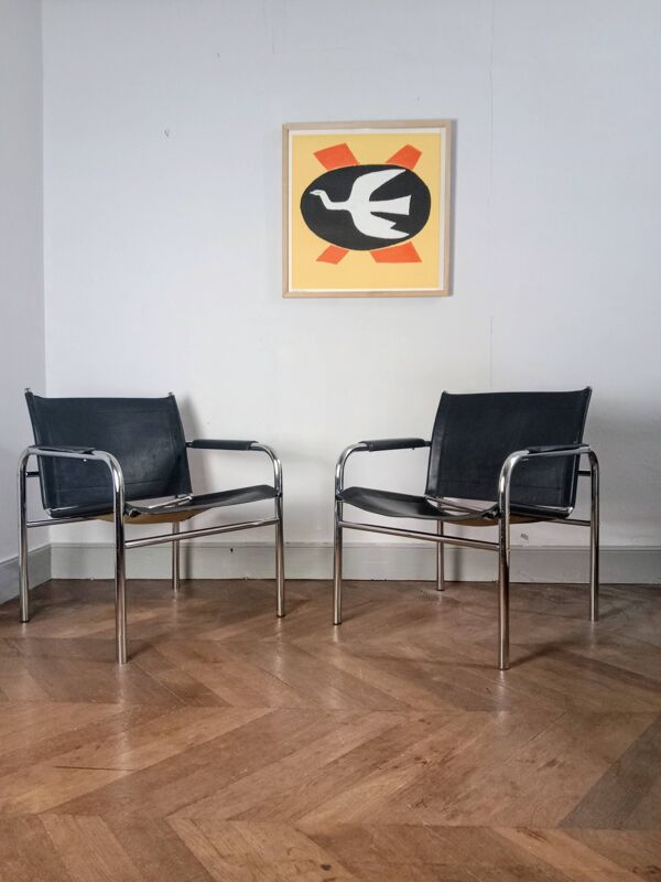 Fauteuils Ikea design vintage modèle Klinte années 80
