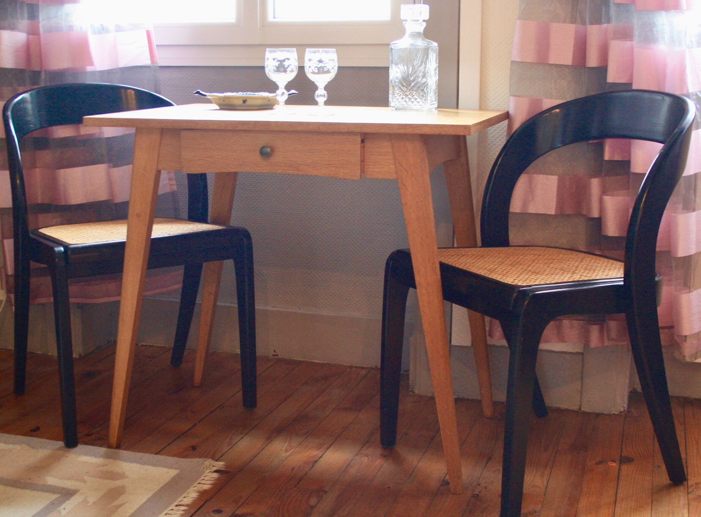 Set of six Baumann Gondoles canchairs