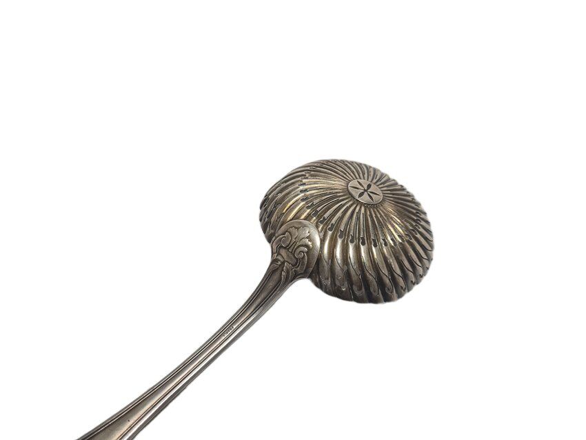 Biedermeier marinated tomato spoon, France, 1900s