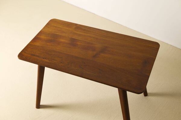 Table basse vintage suédoise en teck, années 1960