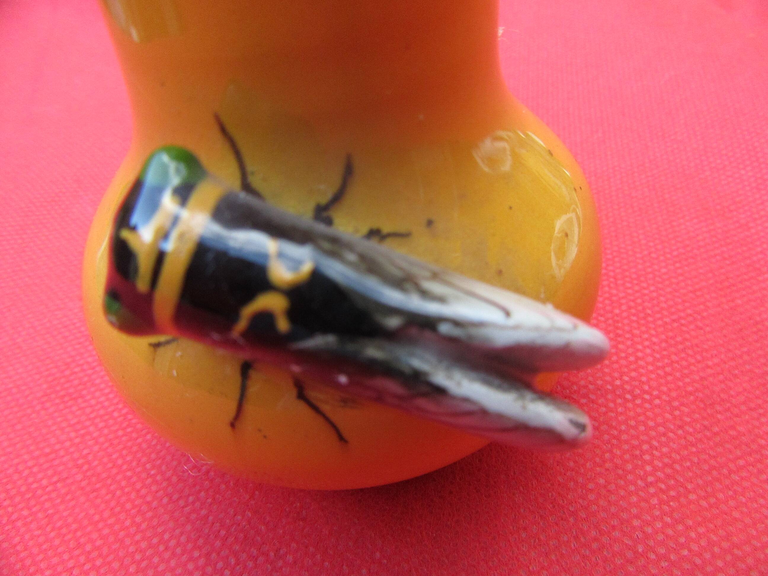 Small vase with cicadas Vallauris - Jérome MASSIER