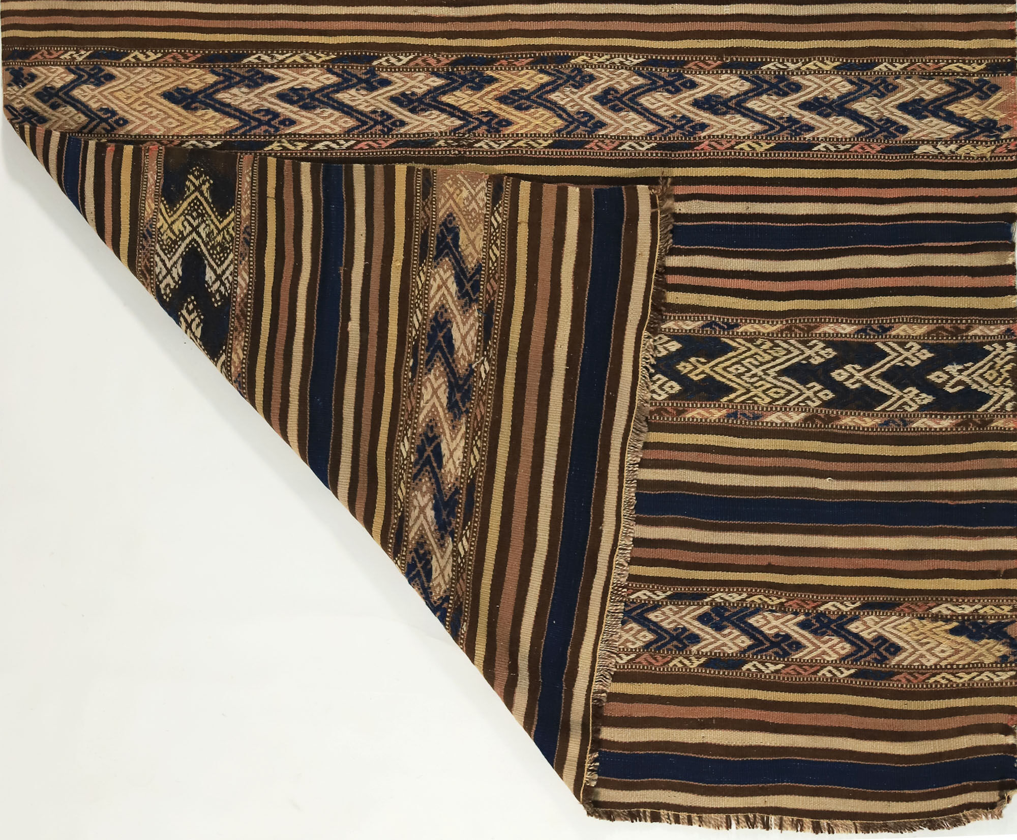 Anatolian handmade kilim rug 183 cm x 140 cm