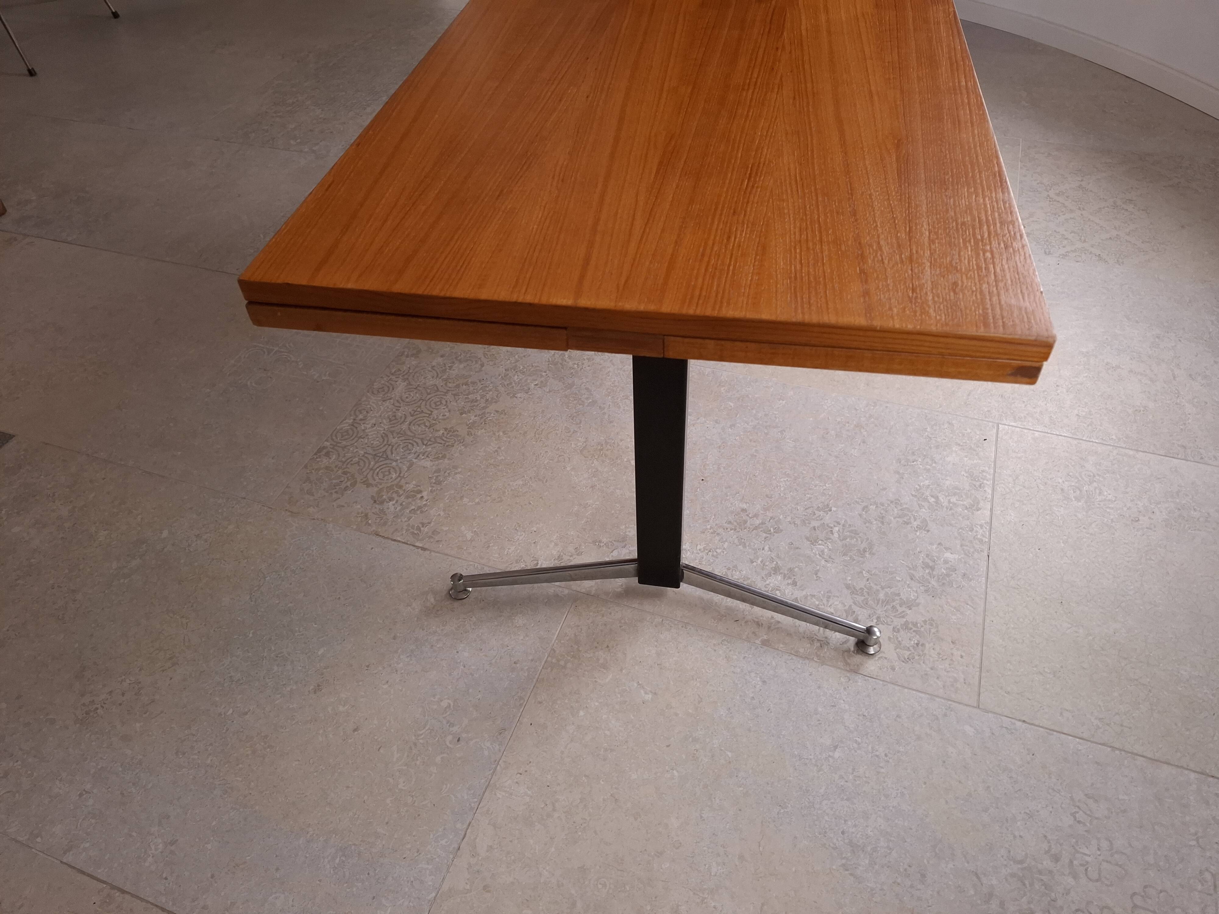 Table modulable extensible, années 50-60