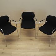 Set of three chairs, Italian design, 1970s, production: Italy