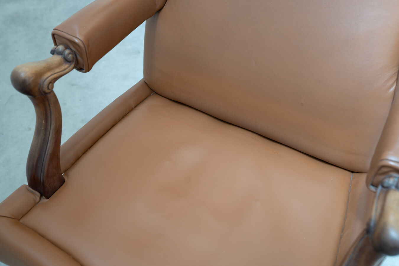 Leather Office Chair from Fior, 1980s