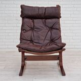 1960’s, Norwegian design, "Siesta" lounge chair by Ingmar Relling, leather, bentwood.