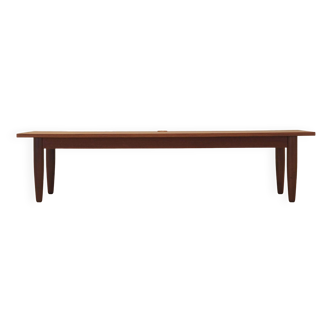 Teak lowboard, Danish design, 1970s, production: Denmark