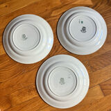 3 assiettes creuses Terre de Fer