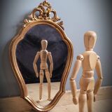 Ornate golden mirror 40x24