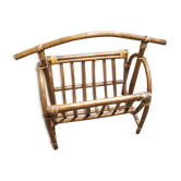 Rattan magazine holder