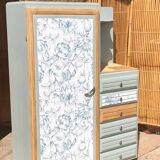Vintage asymmetrical wardrobe