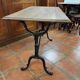 Table de café en chêne et fonte