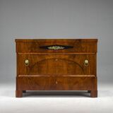 Early 19th century Biedermeier mahogany commodes, 1830s