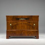 Commodes Biedermeier en acajou du début du XIXe siècle, années 1830