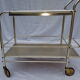 Chrome metal rolling bar 1970