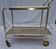 Chrome metal rolling bar 1970