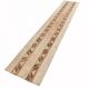 Turkish Pale Red & Cream Vintage Runner Rug, 71x378Cm