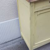 Parisian buffet patina yellow pastel