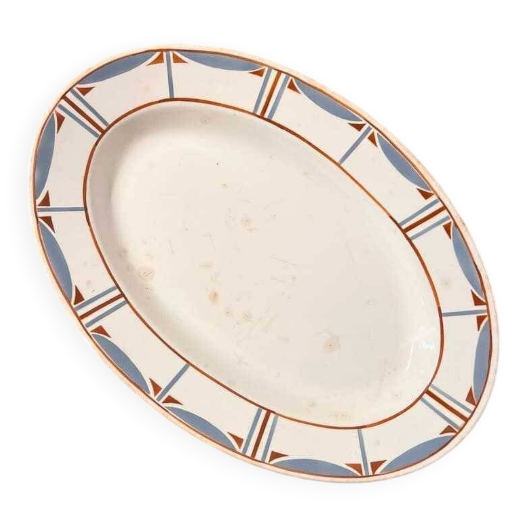 Longwy oval platter, model 729