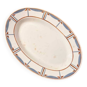 Longwy oval platter, model 729