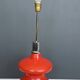 Vintage Space Age lamp 1970 - Red ceramic - Double lighting