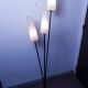 1960 brass cast iron and glass lamppost 3 heads