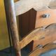 Mulched chair called "good woman", Oak, Restoration period